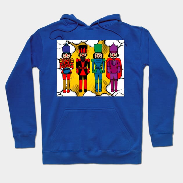 Nutcracker Figures Walnuts Hoodie by flofin